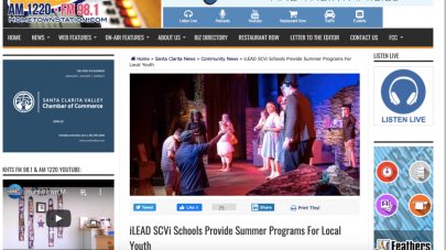 KHTS features SCVi Charter School Summer Arts program