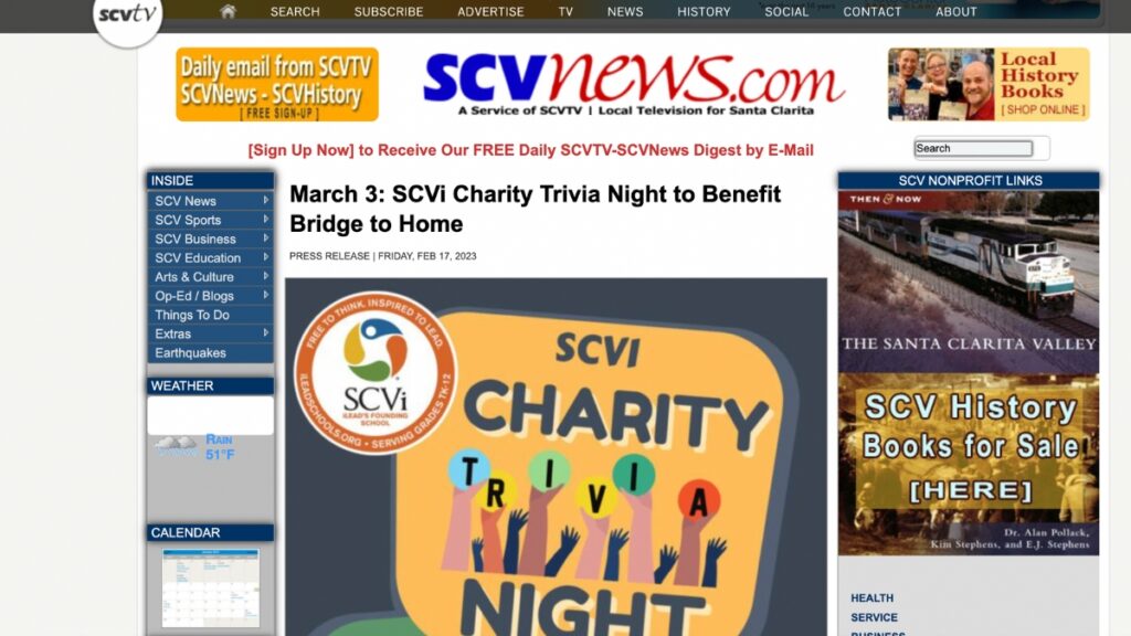 SCV News - SCVi Charity Trivia Night