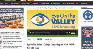 Eye On The Valley – College Counseling and Walk 4 MHF