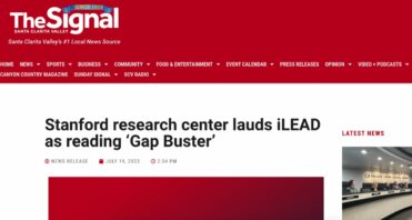 Signal-7.19.23-Stanford research center lauds iLEAD as reading ‘Gap Buster’