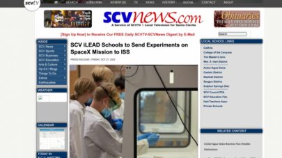 SCV News SCV iLEAD Schools to Send Experiments on SpaceX Mission to ISS October 27, 2023