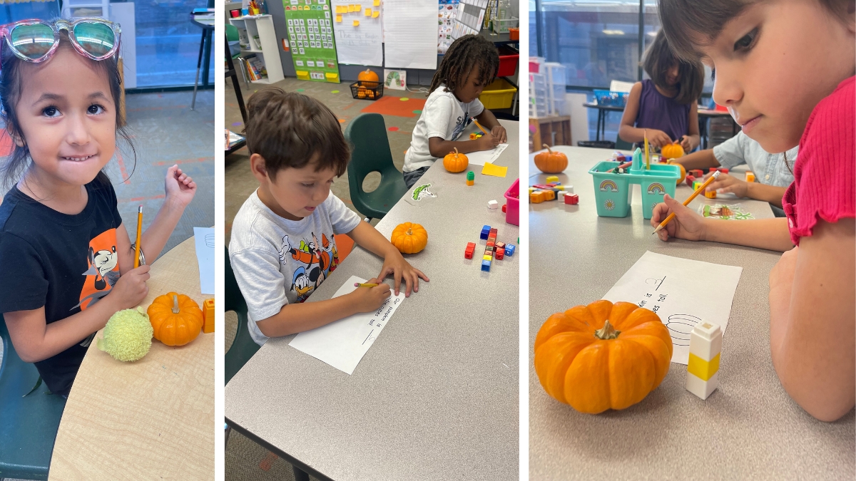 SCVi Kindergarten Pumpkin Math October 19, 2023