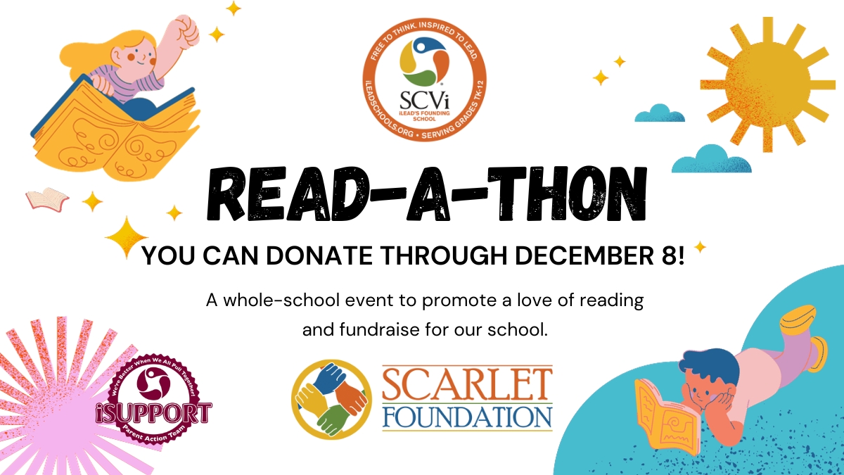 Read-A-Thon Donate through Dec 8