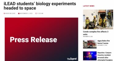 Signal iLEAD students’ biology experiments headed to space
