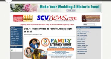 SCVNews-Public Invited to Family Literacy Night at SCVi-11.24.23