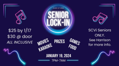 SCVi Senior Lock-In January 19, 2024