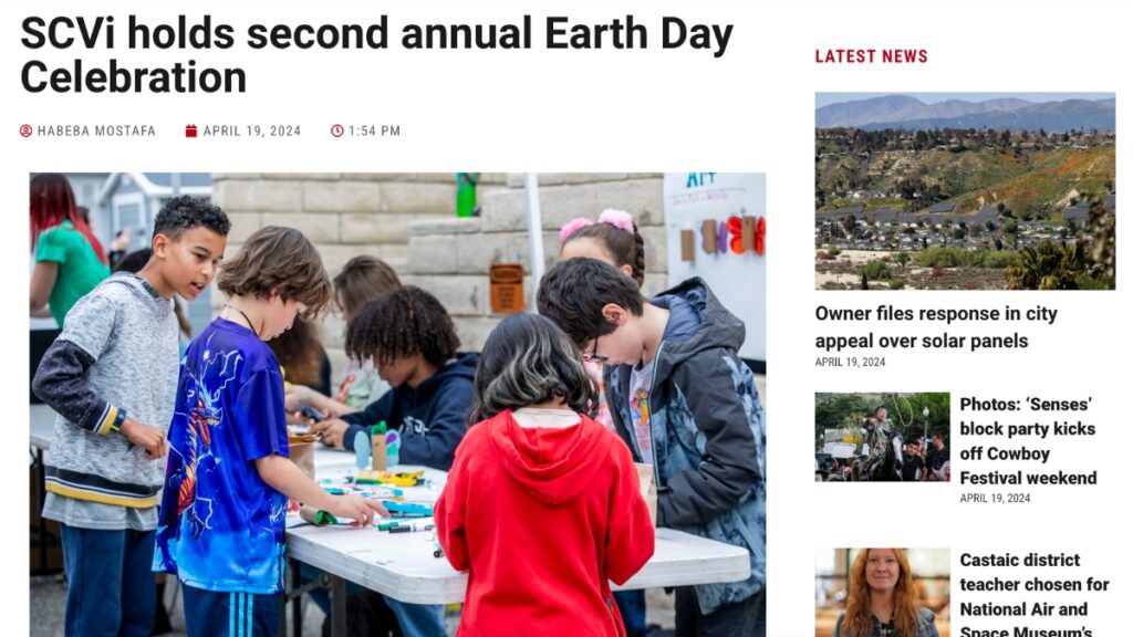Signal - SCVi holds second annual Earth Day Celebration - 4.19.2024