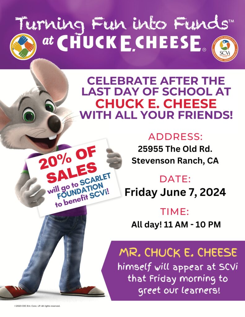 Chuck E Cheese Flyer 2 5.19.24