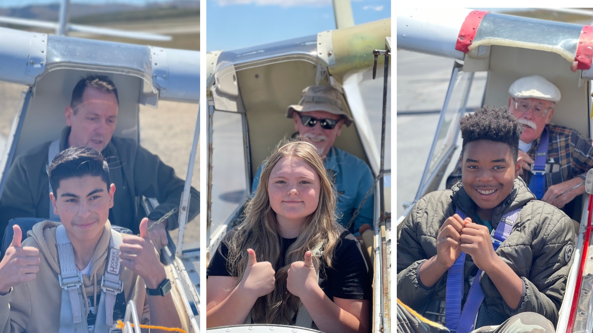 SCVi 8th Graders Soar in First Glider Flights