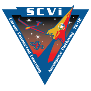 The logo for the SCVi Aerospace CTE Pathway.