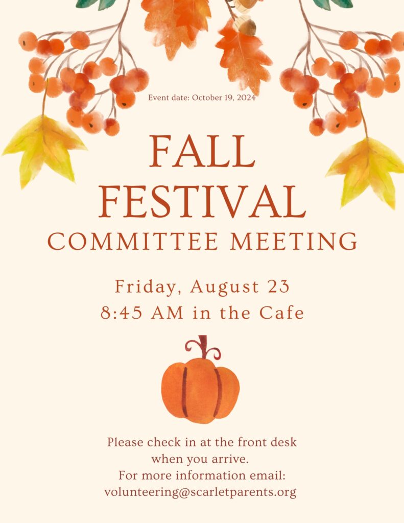 Fall Festival Flyer 2024