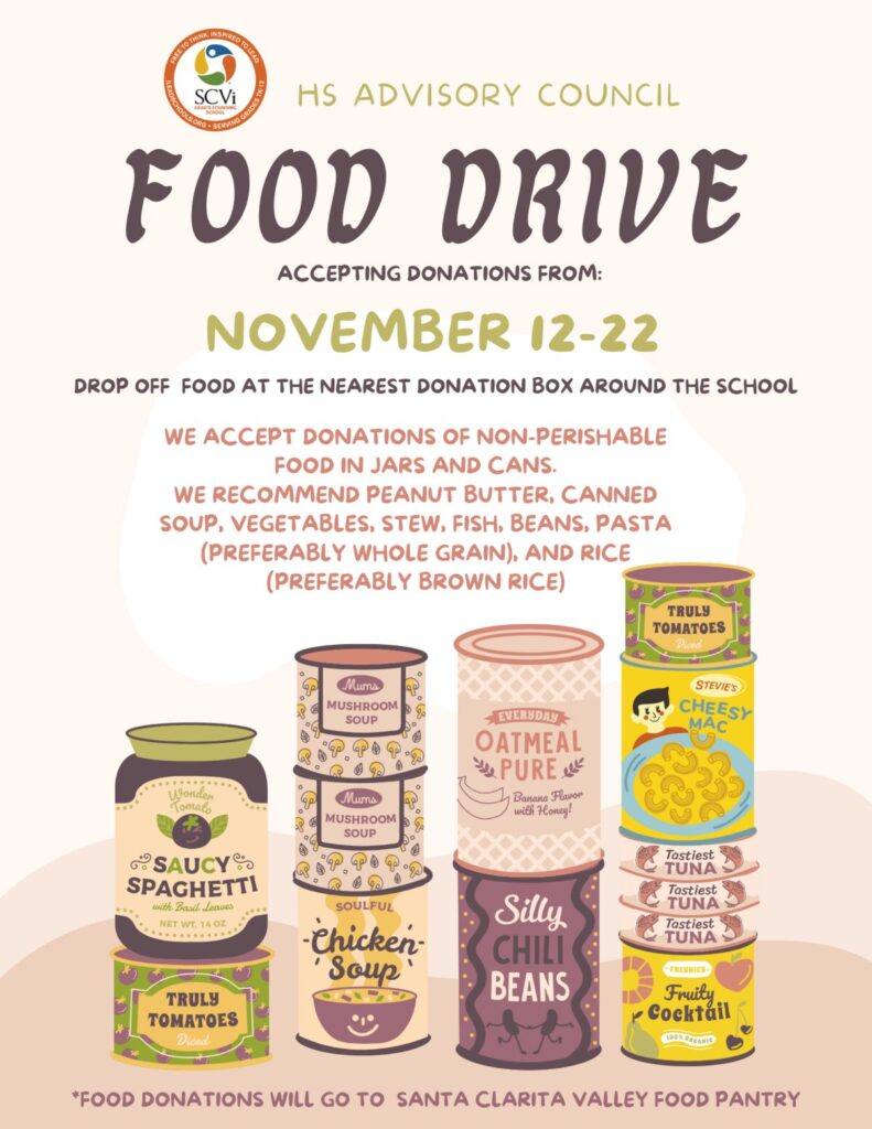 SCVi Food Drive